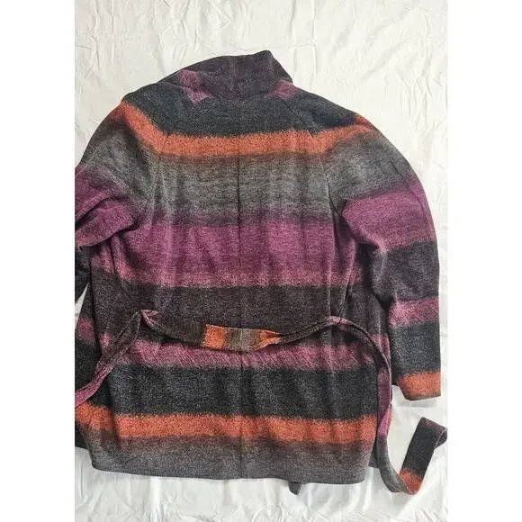 Tribal Double Breasted Striped Color Block Peacoat Size XL - Picture 10 of 15